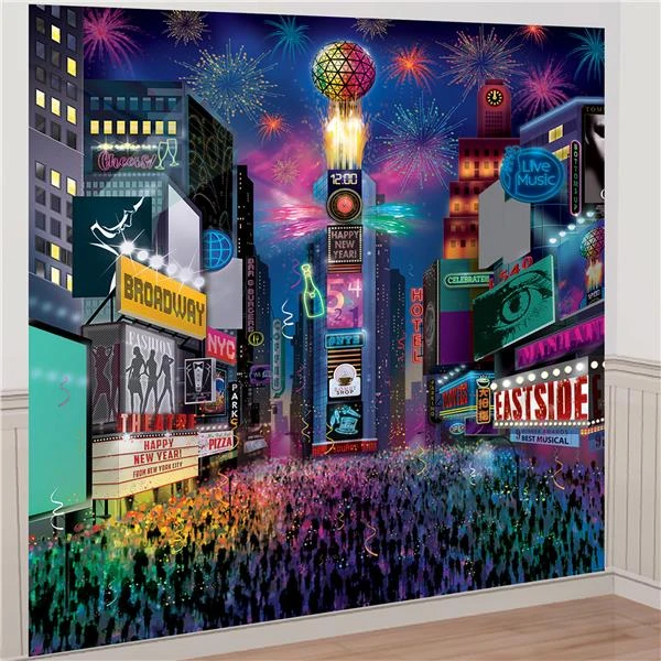 Times Square Scene Setter Backdrop 1 Times Square Scene Setter Backdrop