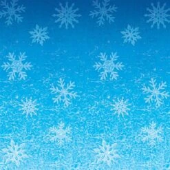 Snowflake Backdrop Room Roll