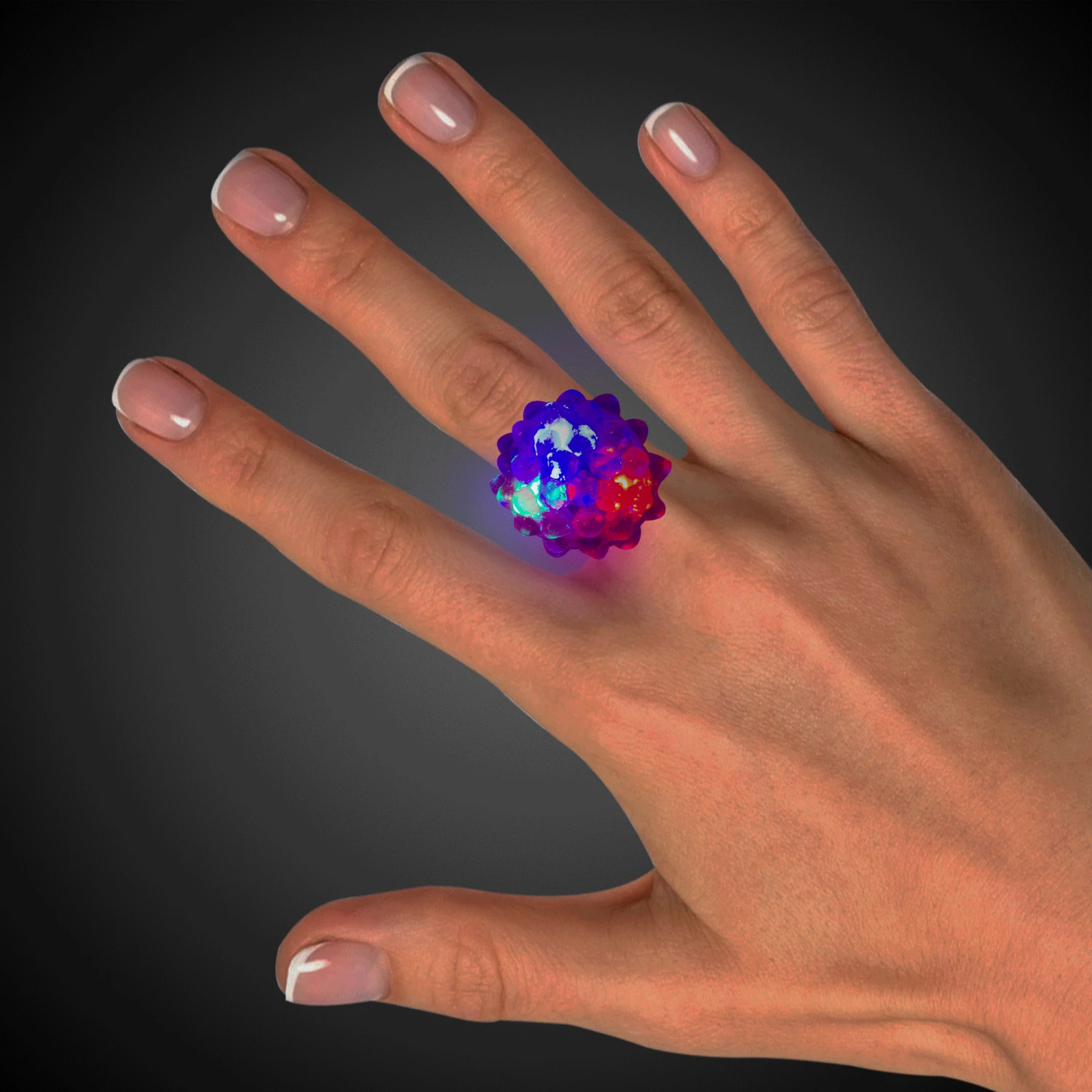 LED Bumpy Jelly Rings 1 LED Bumpy Jelly Rings