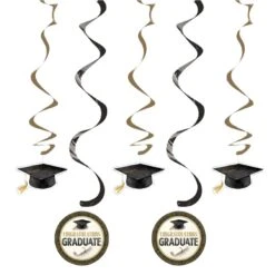 Classic Grad Whirl Decorations