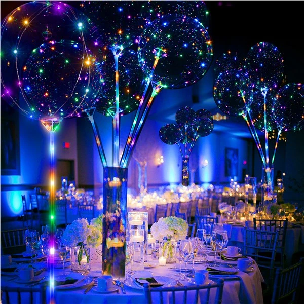 LED Lollipop Balloon Kit With White Handle 1 LED Lollipop Balloon Kit With White Handle