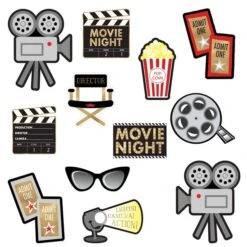 Movie Night Cutouts