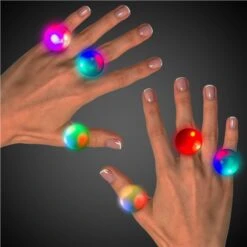 Assorted LED Jelly Rings