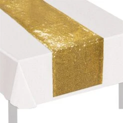 Gold Sequin Table Runner