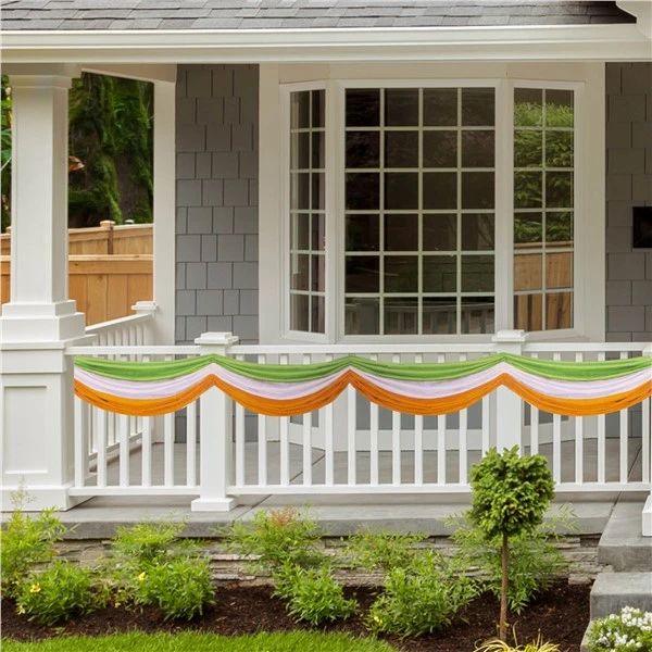 Irish Flag Satin Bunting Decoration 1 Irish Flag Satin Bunting Decoration