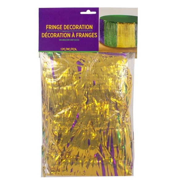 Mardi Gras Metallic Fringe Decoration 3 Mardi Gras Metallic Fringe Decoration - Image 3