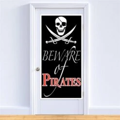 Beware Of Pirates Door Cover