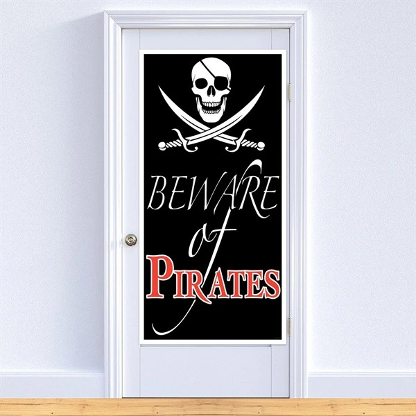 Beware Of Pirates Door Cover 1 Beware Of Pirates Door Cover