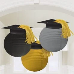Grad Cap Lanterns
