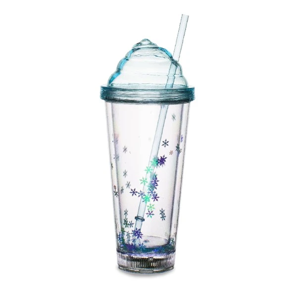 LED Blue Ice Cream Soda 13 Oz Tumbler 1 LED Blue Ice Cream Soda 13 Oz Tumbler