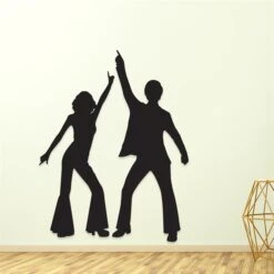 Disco Dancers Silhouettes