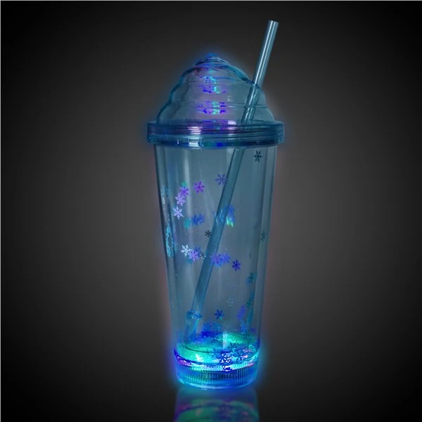 LED Blue Ice Cream Soda 13 Oz Tumbler 2 LED Blue Ice Cream Soda 13 Oz Tumbler - Image 2