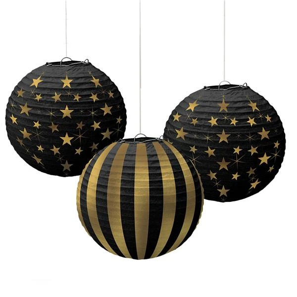 Glitz & Glam 9.5" Round Lanterns 2 Glitz & Glam 9.5" Round Lanterns - Image 2