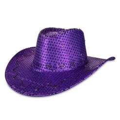 LED Purple Sequins Cowboy Hat -Led Shop 34c61a85 1ced 43ef a20d 61340a9c66aahat484ea purple led sequin cowboy hat light off 2018