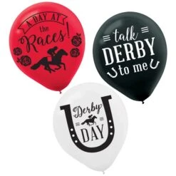 Derby Day 12" Latex Balloons -Led Shop 370032e7 73bd 49de b1e5 b39a1f615c12bal1122050un kentucky derby balloons group 1