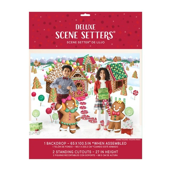 Gingerbread House Scene Setter Kit 1 Gingerbread House Scene Setter Kit