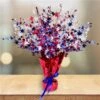 Red, White & Blue 15" Centerpiece