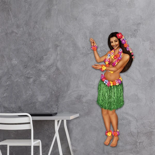 Hula Girl Jointed Cutout 2 Hula Girl Jointed Cutout - Image 2