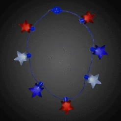 LED Patriotic Star Necklace -Led Shop 45bd638b 629f 4ba2 9751 9715c1371629rhl483ea led patriotic star necklace light on gif 2018