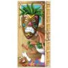Tiki Man Bathroom Door Cover