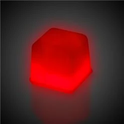 Red Glowing Ice Cubes