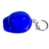 Blue Construction Hat Bottle Opener Keychain