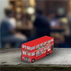 Double Decker Bus Centerpiece
