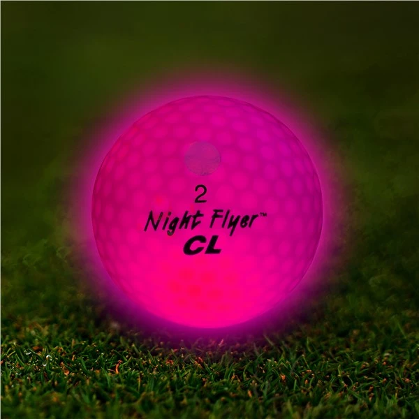 Night Flyer LED Pink Constant-On Golf Ball 3 Night Flyer LED Pink Constant-On Golf Ball - Image 3