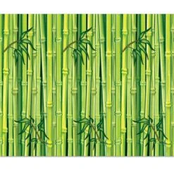 Green Bamboo Backdrop Room Roll