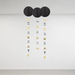 Congrats Grad Honeycomb Danglers