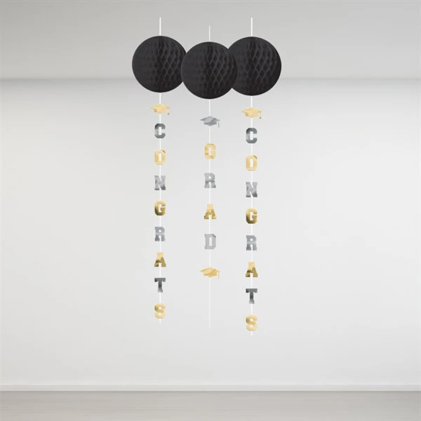 Congrats Grad Honeycomb Danglers 1 Congrats Grad Honeycomb Danglers