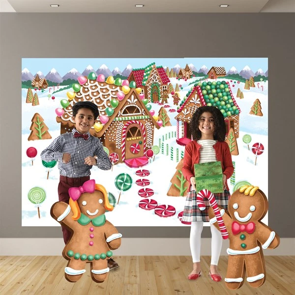 Gingerbread House Scene Setter Kit 2 Gingerbread House Scene Setter Kit - Image 2