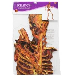 Scary Skeleton Jointed Cutout -Led Shop 6a7bc0ba e7ac 4bea 9255 528bf19ef8dfDEC00130EA Skeleton 6ft package 2016