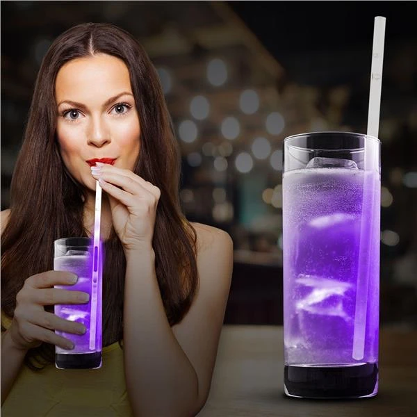 Purple 9" Glow Motion Straws 1 Purple 9" Glow Motion Straws