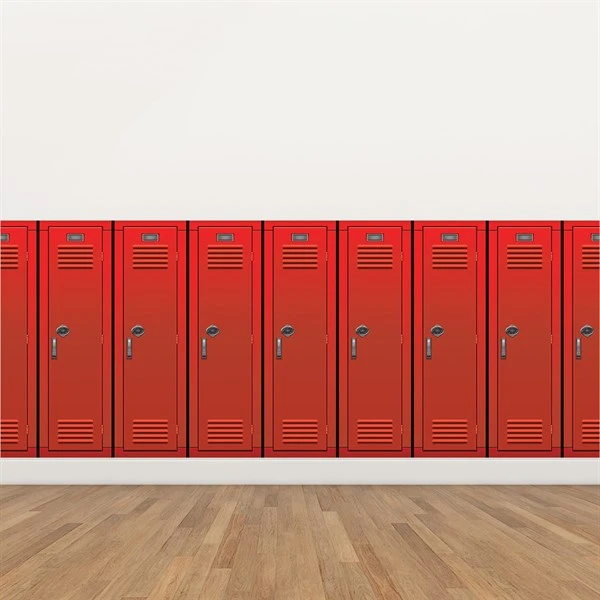 School Lockers Backdrop 2 School Lockers Backdrop - Image 2