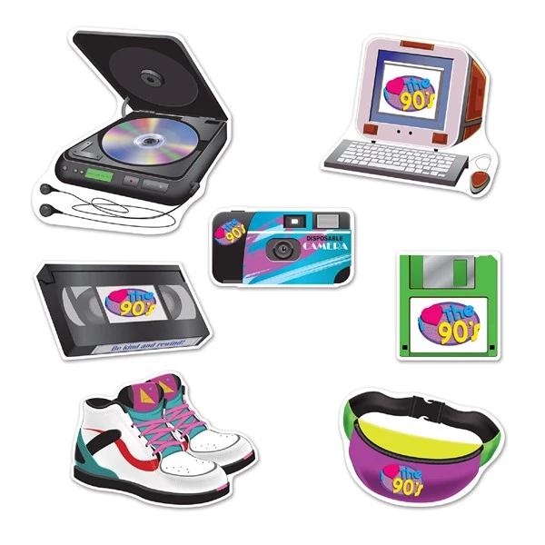 '90s Party Cutouts 1 '90s Party Cutouts