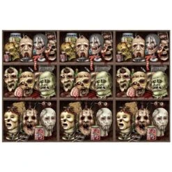 Scary Heads 30' Backdrop