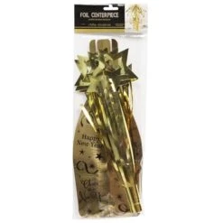 New Year Champagne Bottle Centerpiece