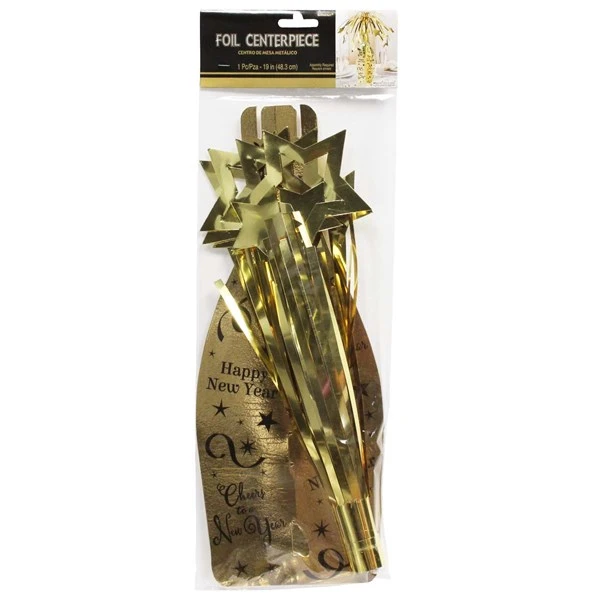 New Year Champagne Bottle Centerpiece 1 New Year Champagne Bottle Centerpiece