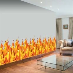 Fire & Flames Border Roll -Led Shop 73314a59 223d 4b59 a189 a23d6abb6076dec00899ea fire and flames border roll wall