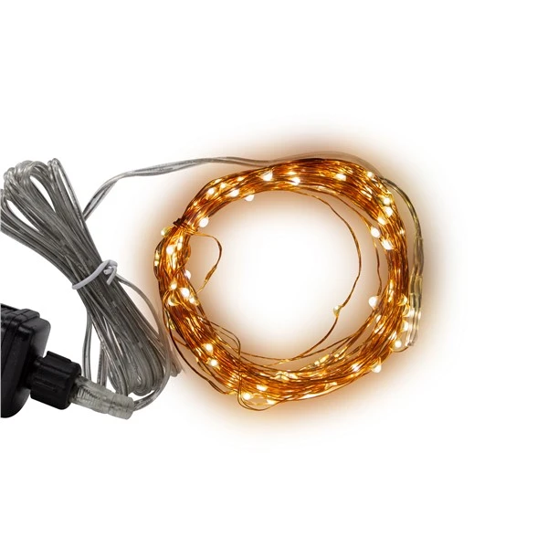 LED Yellow Waterproof 34' String Light 3 LED Yellow Waterproof 34' String Light - Image 3