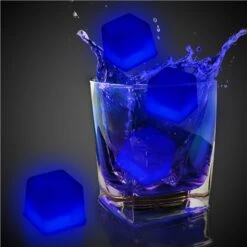 Blue Glowing Ice Cubes 8 Blue Glowing Ice Cubes -Led Shop 7839658b 4a85 4547 87a1 2341f2938238gsw431un blue glow ice cubes 24pc glass 2022
