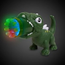 LED Dinosaur Bubble Blaster -Led Shop 7932dc3f 334b 4f82 b821 fde6d02fd291bub082ea green light up dinosaur bubble blaster light on white bg 2022