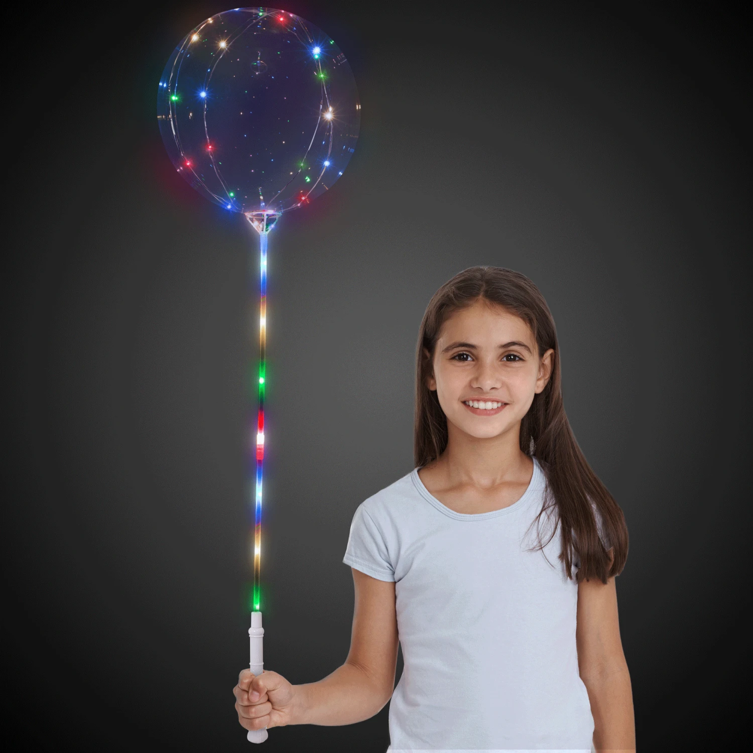 LED Lollipop Balloon Kit With White Handle 6 LED Lollipop Balloon Kit With White Handle - Image 6