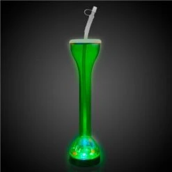 LED Green Flashing 17 Oz. Yard Glass -Led Shop 7a4b18bd 55bc 45f3 89b8 568356aa3ef8lit1064ea green led drinking bottle with straw light on 2019