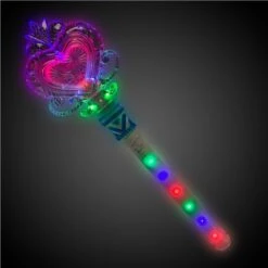 LED Heart Wand With Light-Up Handle -Led Shop 80ec7391 801c 4933 9066 9539a09ab091lit268ea 16in light up heart wand light on 2019