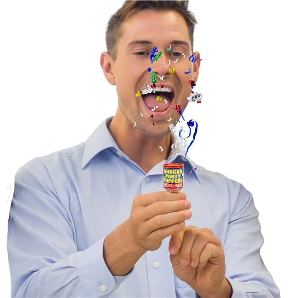 Champagne Bottle Confetti Poppers 5 Champagne Bottle Confetti Poppers - Image 5