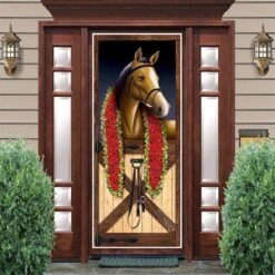 Horse Racing Door Cover -Led Shop 98b12913 fe61 46a1 b80e e0dbcad93f38dec53386ea horse racing door cover door 01