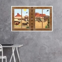 Western View Decoration -Led Shop 9bc181e1 2df4 412a 9af9 c9b89d64eee7dec52313ea western view decoration wall 01