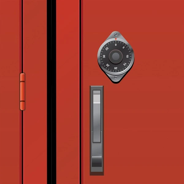 School Lockers Backdrop 3 School Lockers Backdrop - Image 3